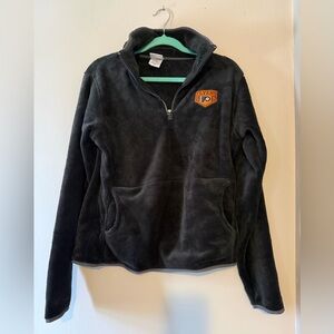Philadelphia Flyers NHL quarter zip fleece